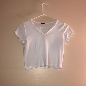 Brandy Melville White Crop